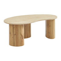 COUCHTTISCH nicht ausziehbar - 120 cmcm x 60 cmcm - Holz, Platte - Beige, Naturfarben Hell - ALOZYA - Beige/Naturfarben, Holz (60/120/45cm) - Vente-Unique