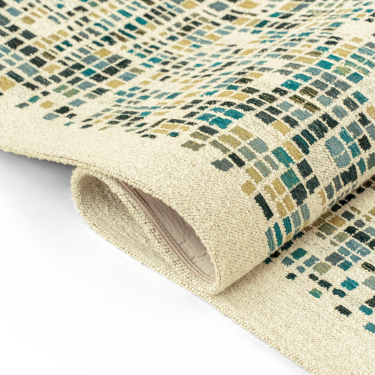 TEPPICH Midnight Gallery Cubik 240/340 cm - Grün, Kunststoff/Textil (240/340cm) - Louis De Poortere