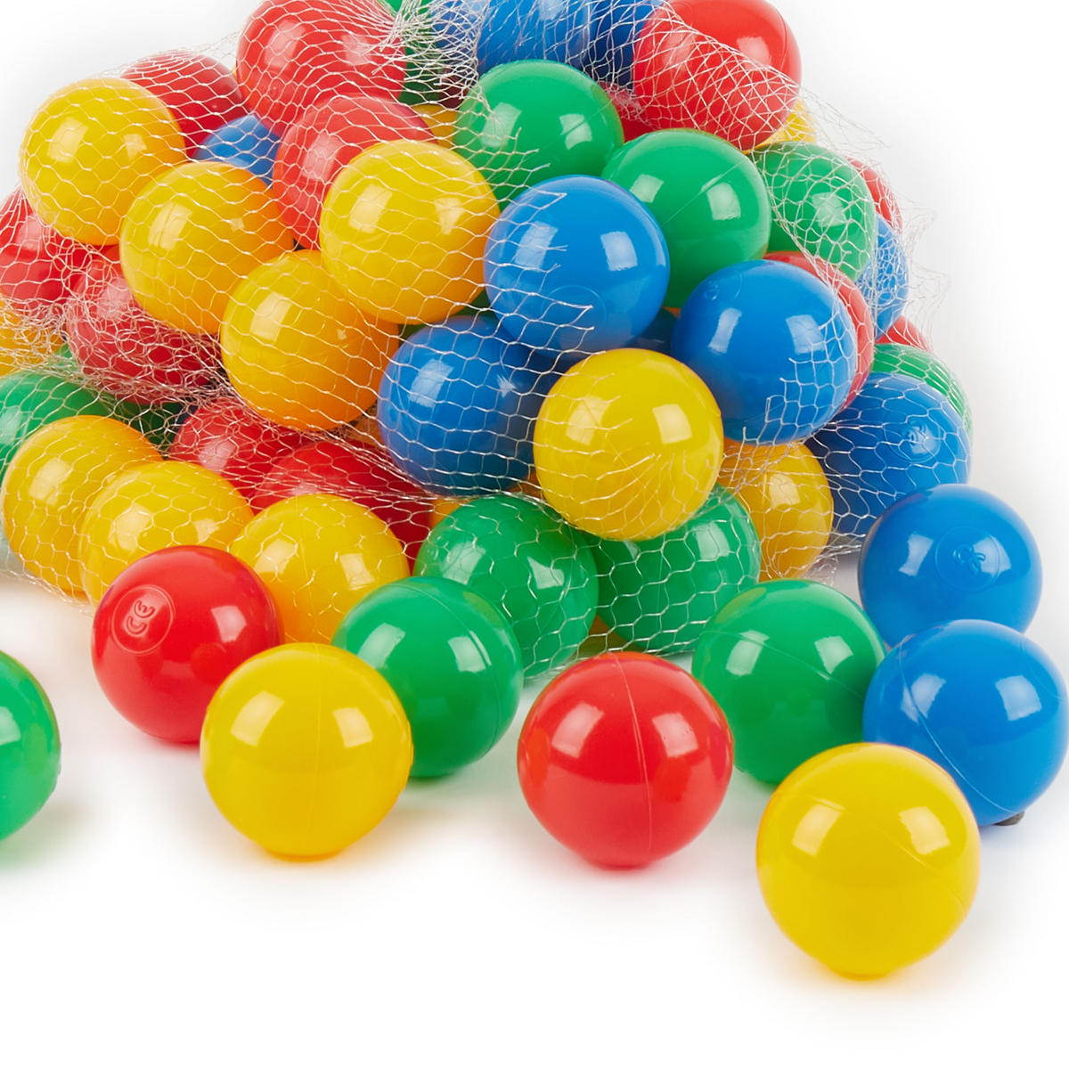 BÄLLE für Bälldebad 100 Stück Bunt - Multicolor, Kunststoff (35/20cm) - Bieco Spielwaren