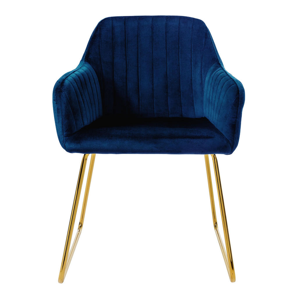 Thumbnail - Ml-Design Stuhl, Blau, Metall, 4-Sitzer, 60x82x57 cm, Esszimmer, Stühle, Esszimmerstühle, Armlehnenstühle