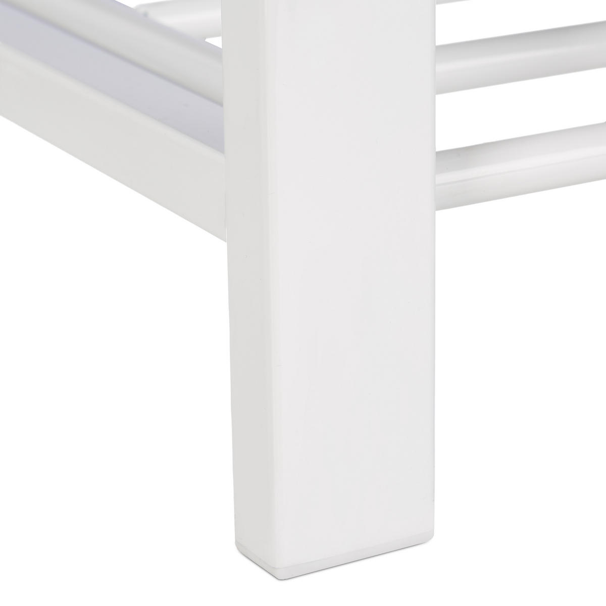 SCHUHBANK - Hellgrau, Holzwerkstoff/Textil (81/50/32cm) - Relaxdays