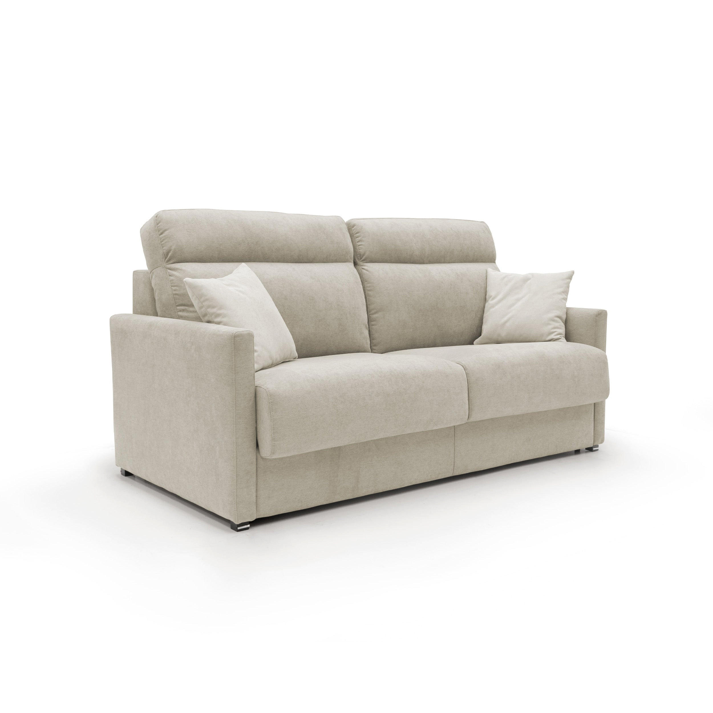 SCHLAFSOFA Margot - Creme, Textil (196/102/97cm) - Divani.store