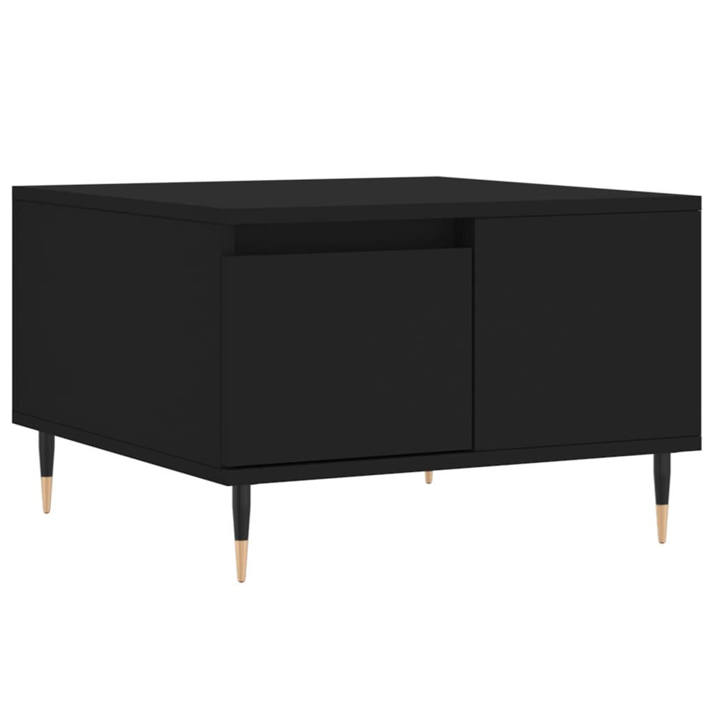 COUCHTISCH Schwarz 55x55x36,5 cm Holzwerkstoff - Schwarz, Holzwerkstoff (55/55/36.5cm) - furnicato