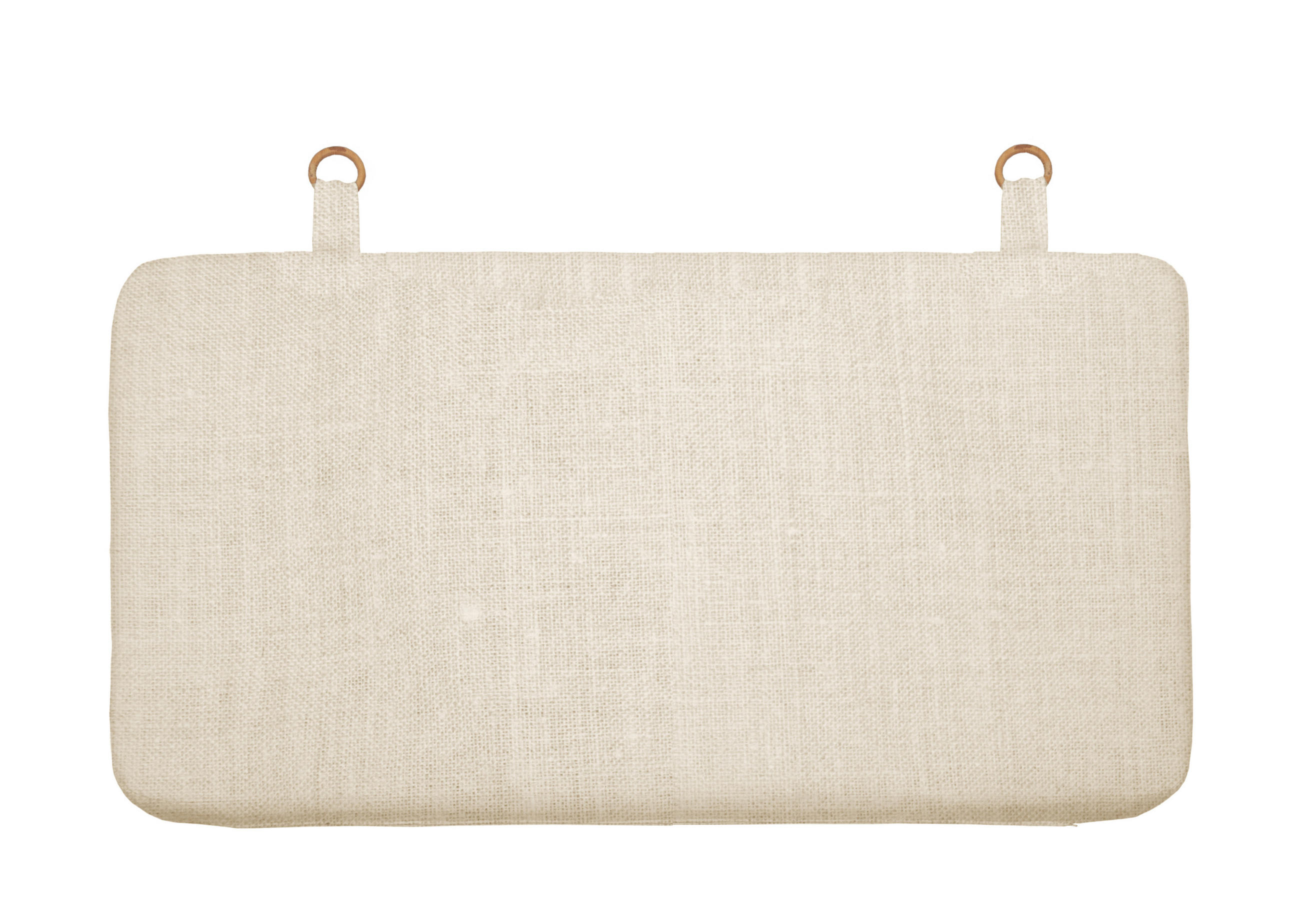 LINO-KOPFTEIL mit Naturkautschuk-Schaum TEXTIL - Naturfarben, Textil (152/62/7cm) - RNT By Really Nice Things