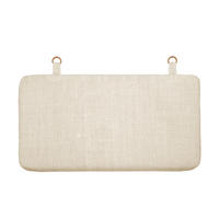 LINO-KOPFTEIL mit Naturkautschuk-Schaum TEXTIL - Naturfarben, Textil (152/62/7cm) - RNT By Really Nice Things