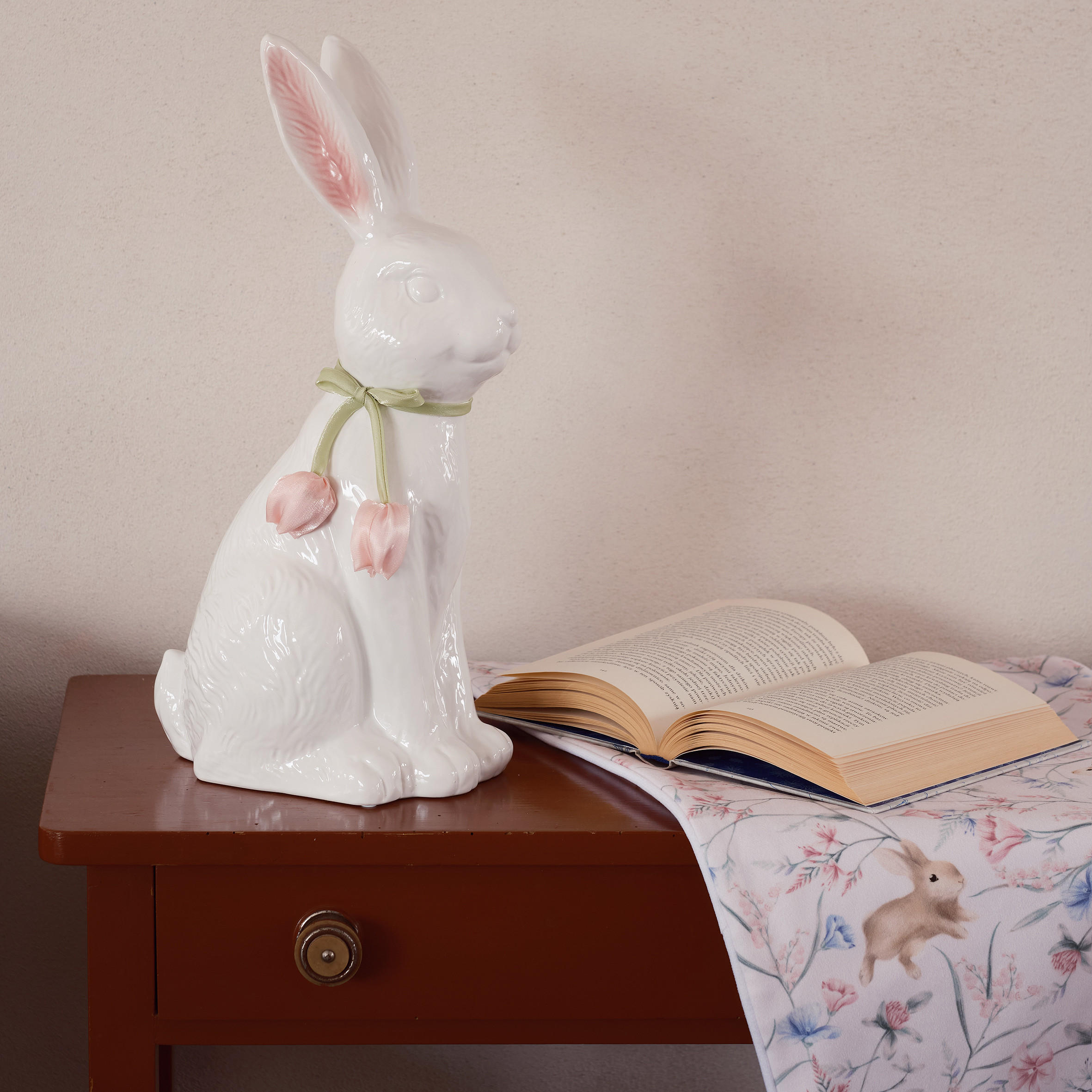 DEKOFIGUR Bunnita - Weiß, Keramik (16/41/20cm) - home&you