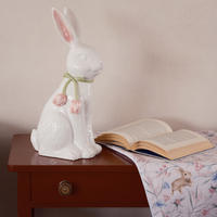 DEKOFIGUR Bunnita - Weiß, Keramik (16/41/20cm) - home&you