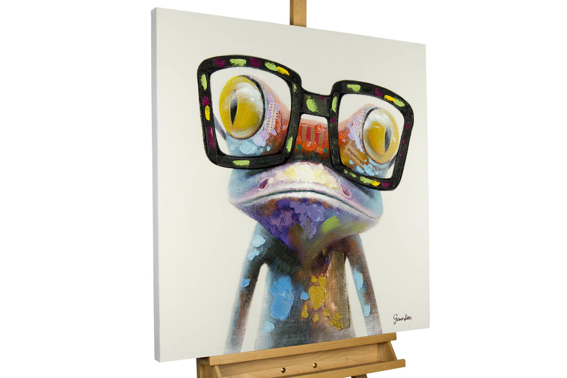 KUNSTLOFT OLEJOMALBA 80/80 cm, Město a architektura