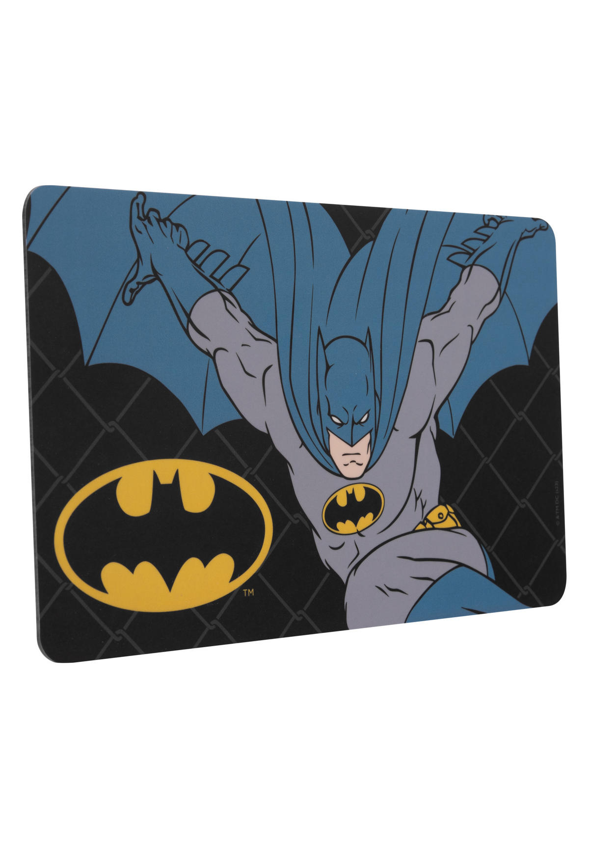 BRETTCHEN DC Comics Batman Batsign Schwarz/Blau 14,5 x 23,5 cm - Multicolor, Kunststoff (14.5/23.5cm) - DC Comics