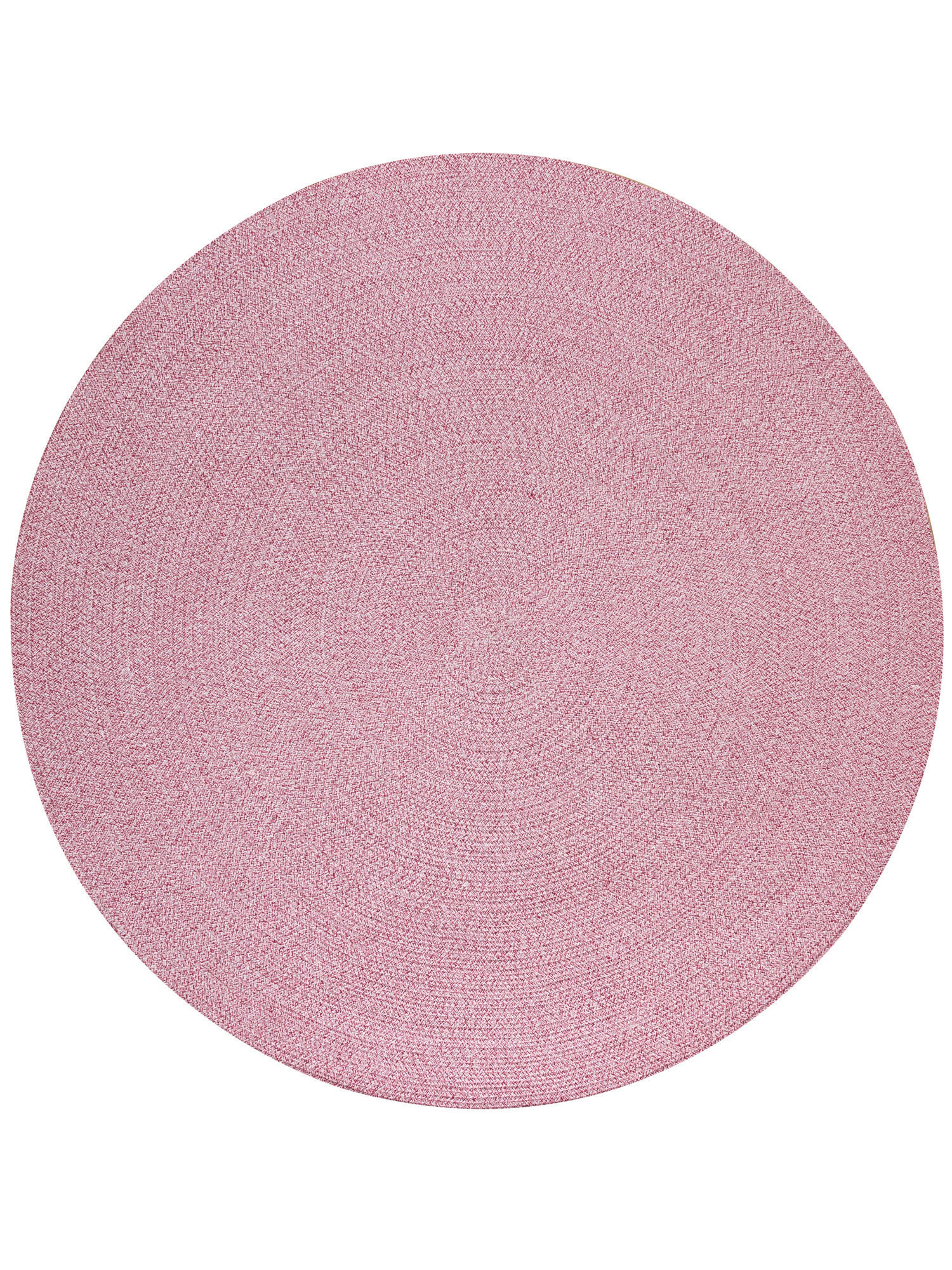 HANDWEBTEPPICH 120/120 cm Bali Plain - Altrosa, Naturmaterialien (120/120cm) - Steffensmeier