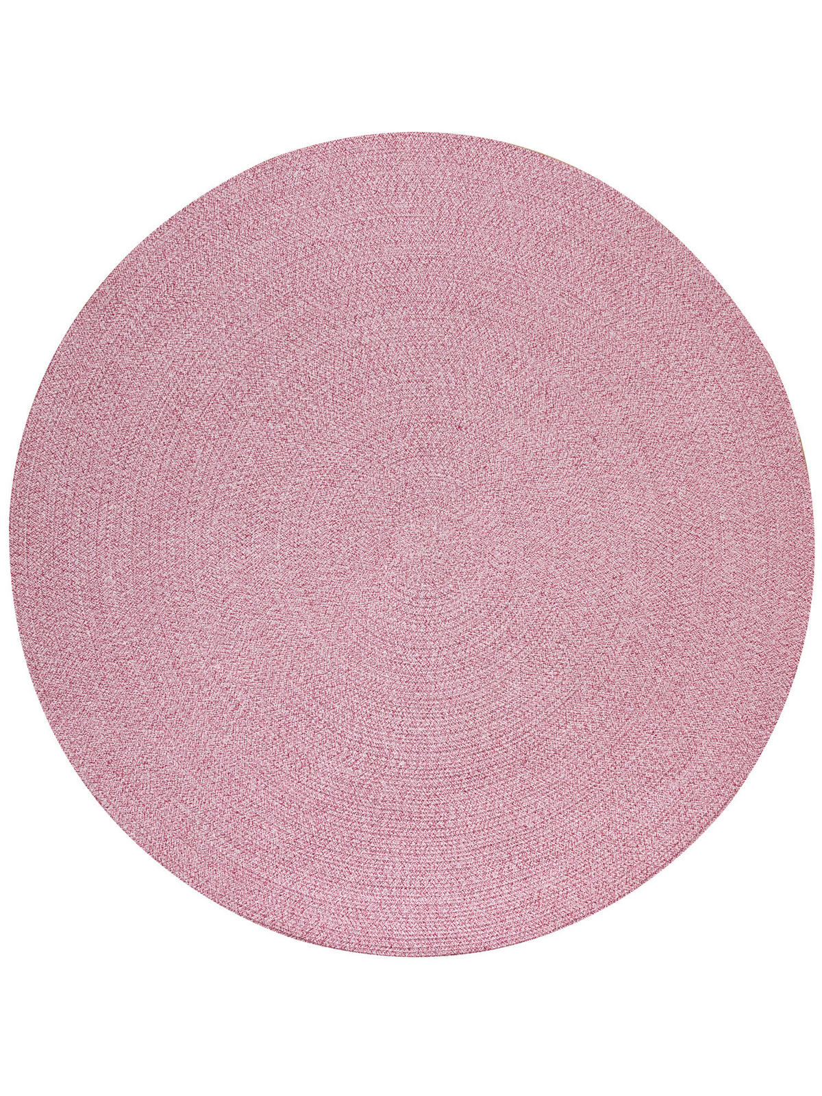 HANDWEBTEPPICH 120/120 cm Bali Plain - Altrosa, Naturmaterialien (120/120cm) - Steffensmeier