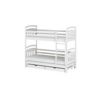 ETAGENBETT WEIß - Weiß, Holz (90/200cm) - FURNLUX