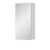 SPIEGELSCHRANK weiß 38 x 77 cm, Badschrank 1-türig mit Spiegel - Weiß, Glas/Holzwerkstoff (38/77/18cm) - Inn.Furn