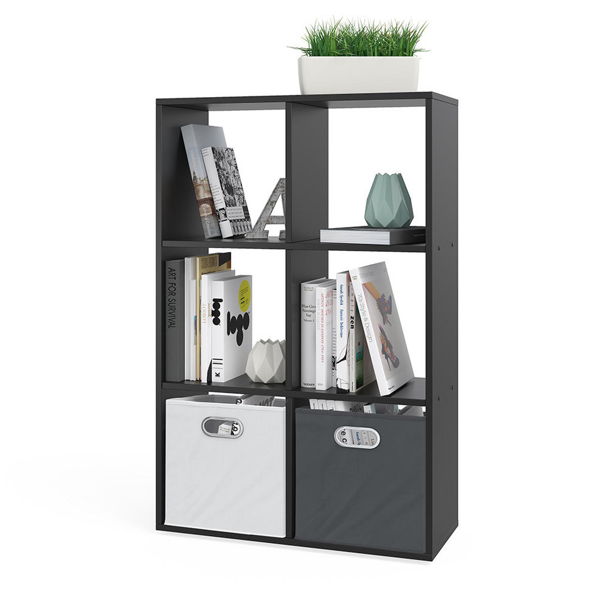 RAUMTEILER Schwarz 72 x 107.8 cm - Schwarz, Holzwerkstoff (72/107.8/29cm) - Vicco