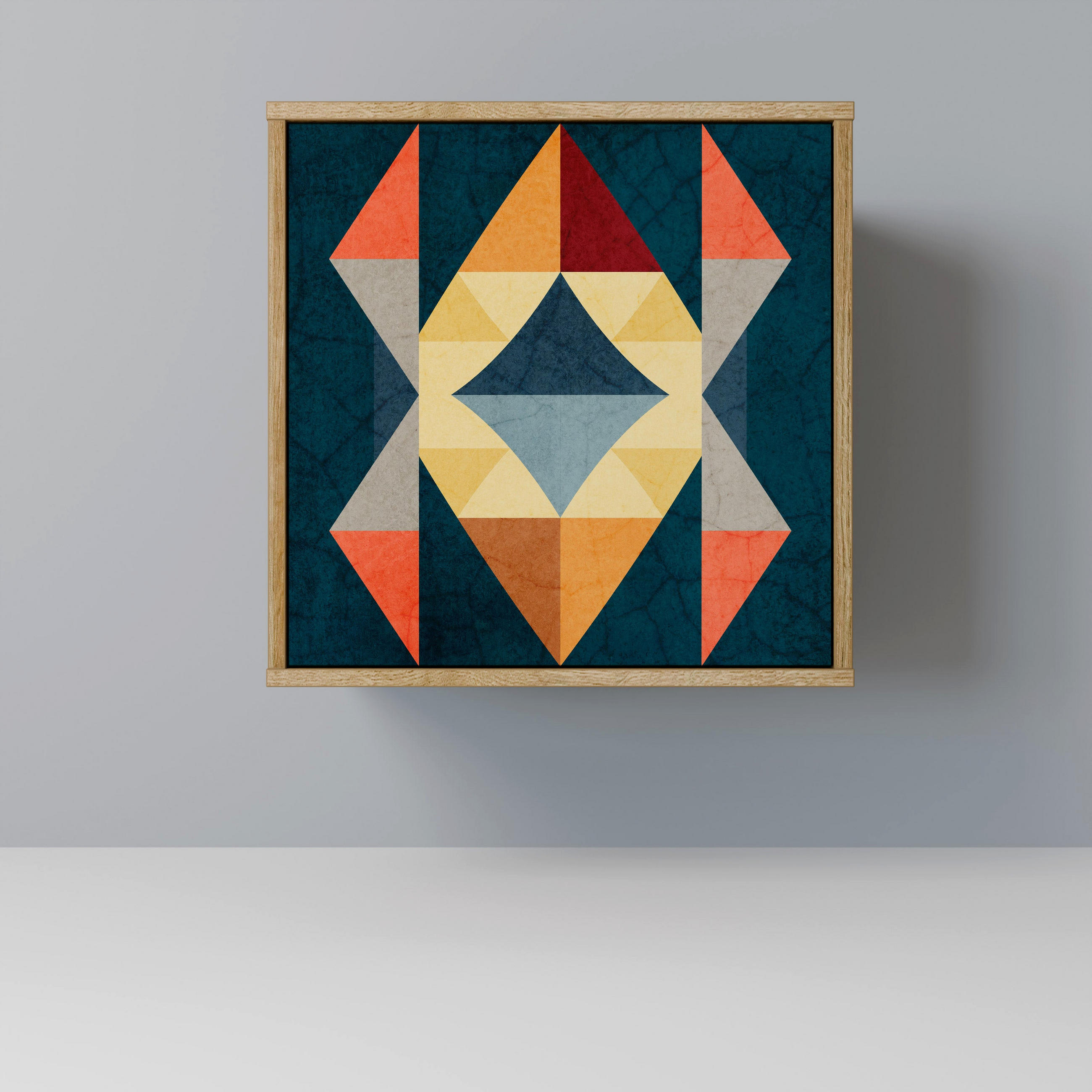 SpaceRebels Sideboard Eiche 57.5x57.5x42 cm