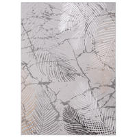 TEPPICH CRYSTAL Creme Grau 80/150 cm - Creme/Grau, Textil (80/150cm) - Tapiso