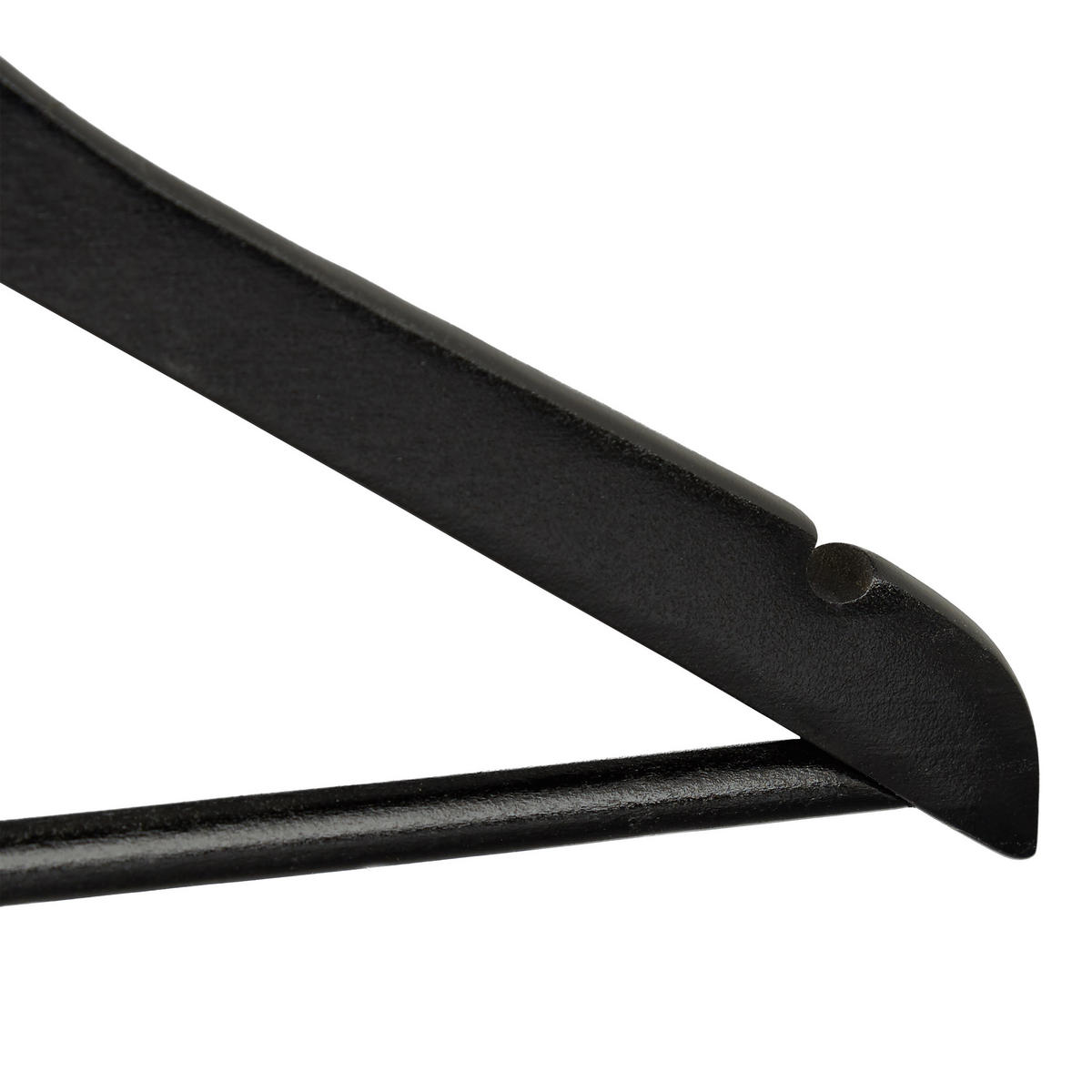 30XVEŠIAKY - čierna, kov/drevo (1cm) - Relaxdays