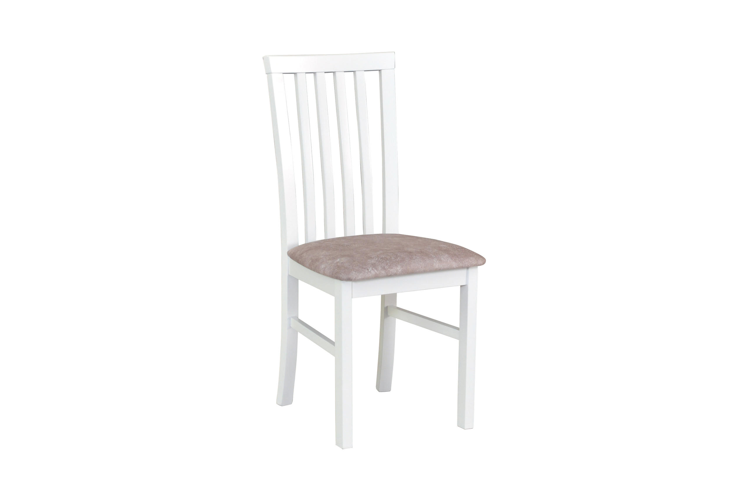STUHL 2er Milano 1, weiss - Weiß, Holz (43/93/40cm) - Leaf Design