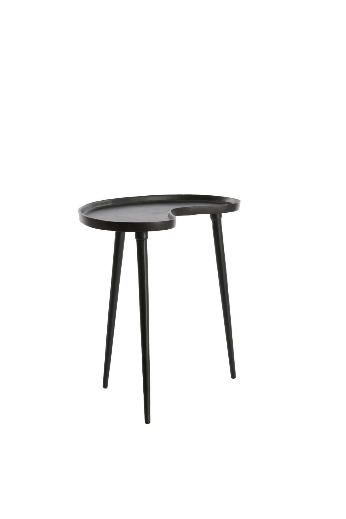BEISTELLTISCH Lienz Schwarz 53/30/48 cm - Schwarz, Metall (53/30/48cm) - Light & Living