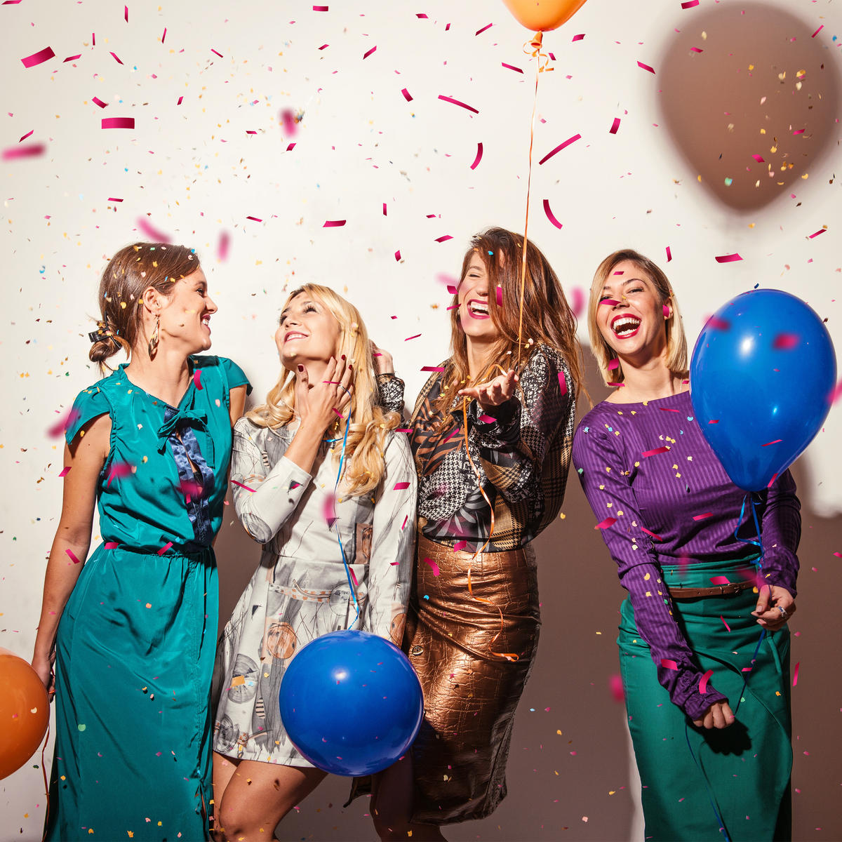 PARTY Popper - Pink, Wellpappe/Kunststoff (5/40/5cm) - Relaxdays