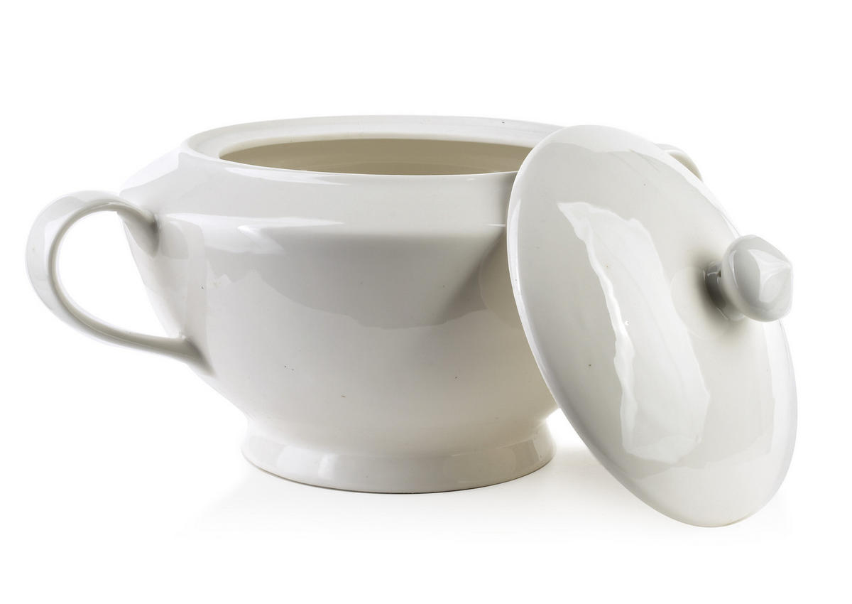 SUPPENTERRINE Basic Weiß 31/22.5/18 cm Keramik - Weiß, Keramik (22.5/18/31cm) - Mondex