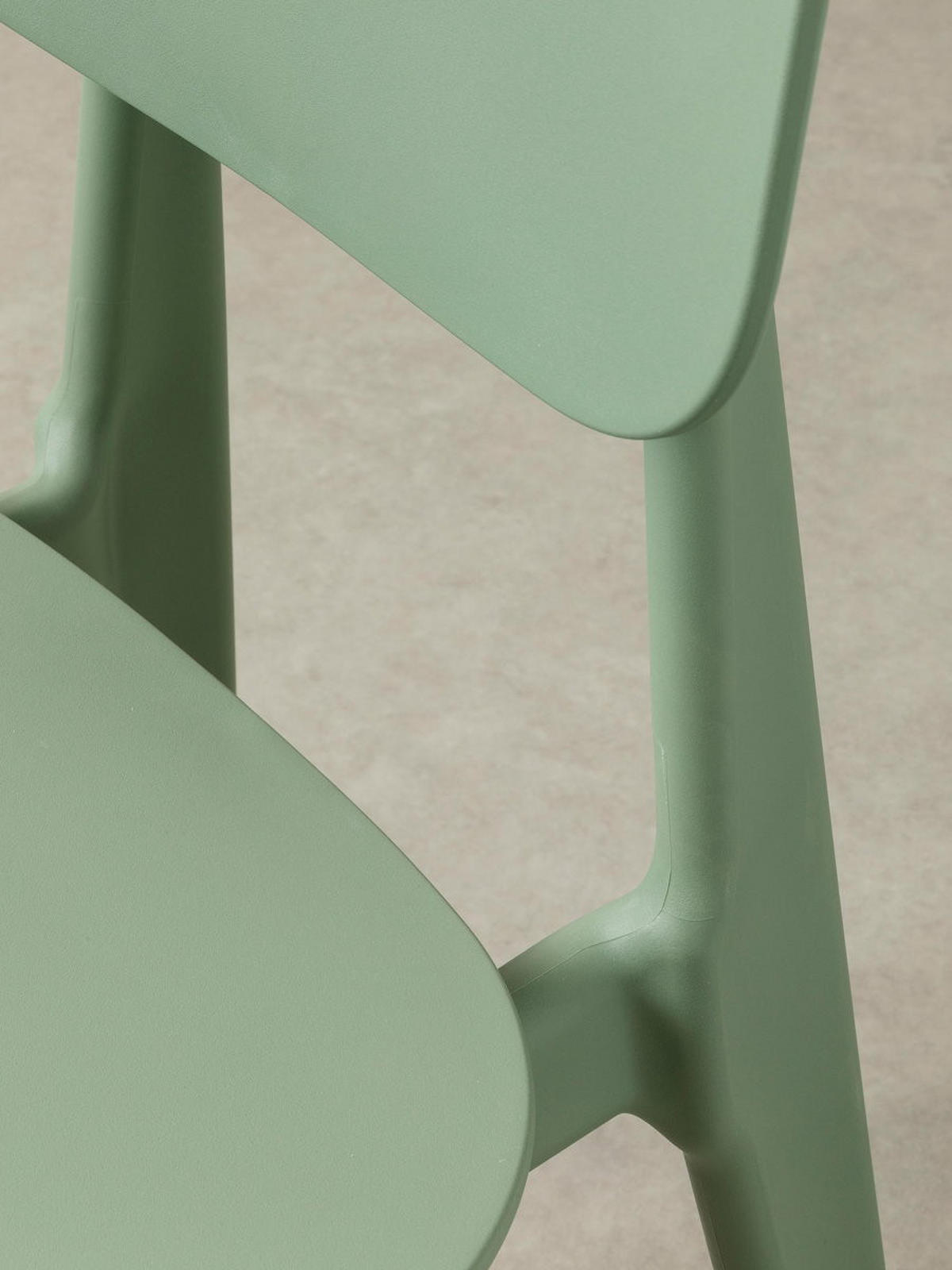 STUHL Helm Grün 43 cm x 82.5 cm - Grün, Kunststoff (43/82/51cm) - Kenay Home