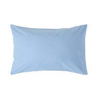 KISSENBEZUG Perkal, Ägyptische Baumwolle, Fadendichte 200 - Blau, Textil (48/74cm) - Homescapes