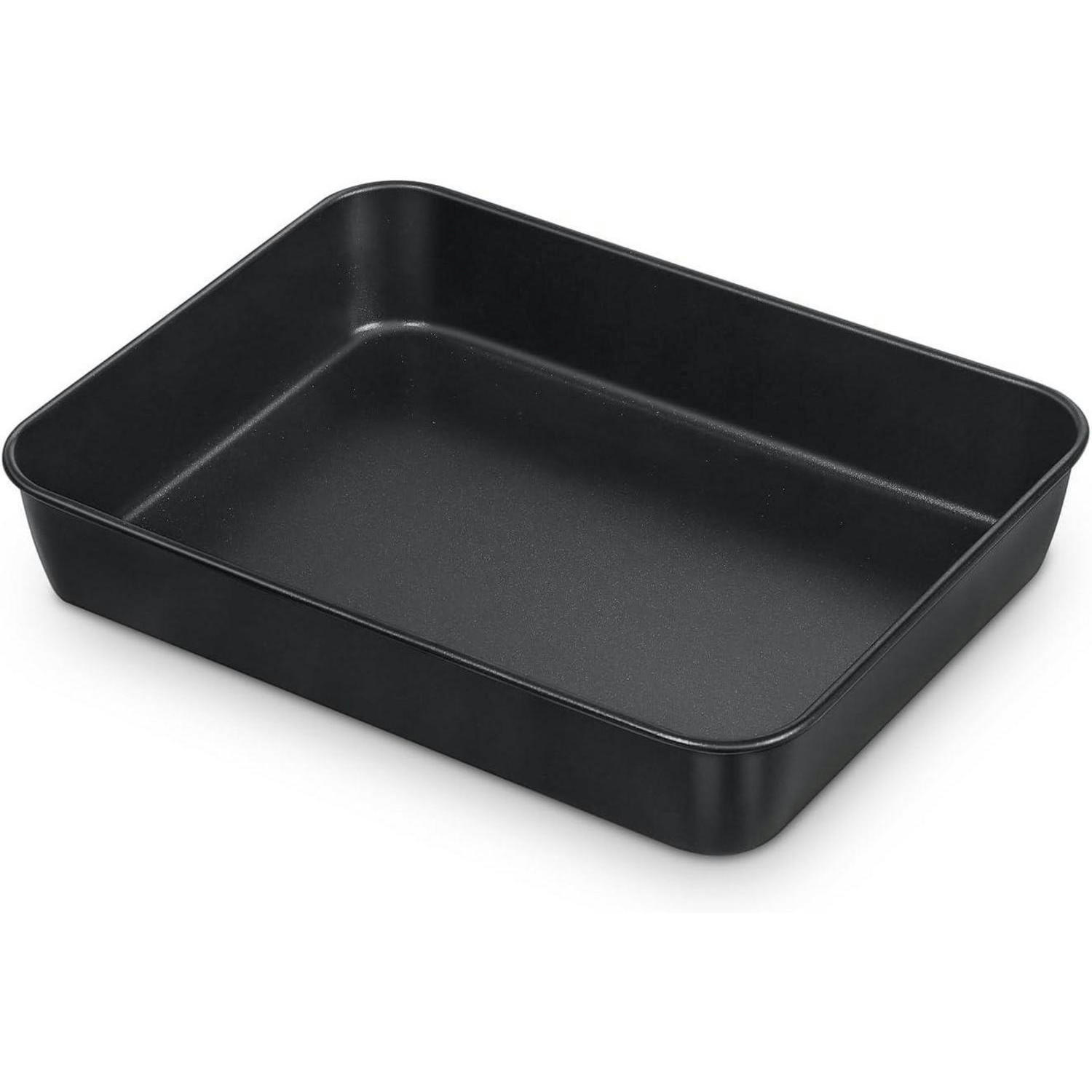 BACKFORM Edelstahl Antihaft 23,8 x 18 x 5 cm - Schwarz, Metall (23.8/5/5cm)