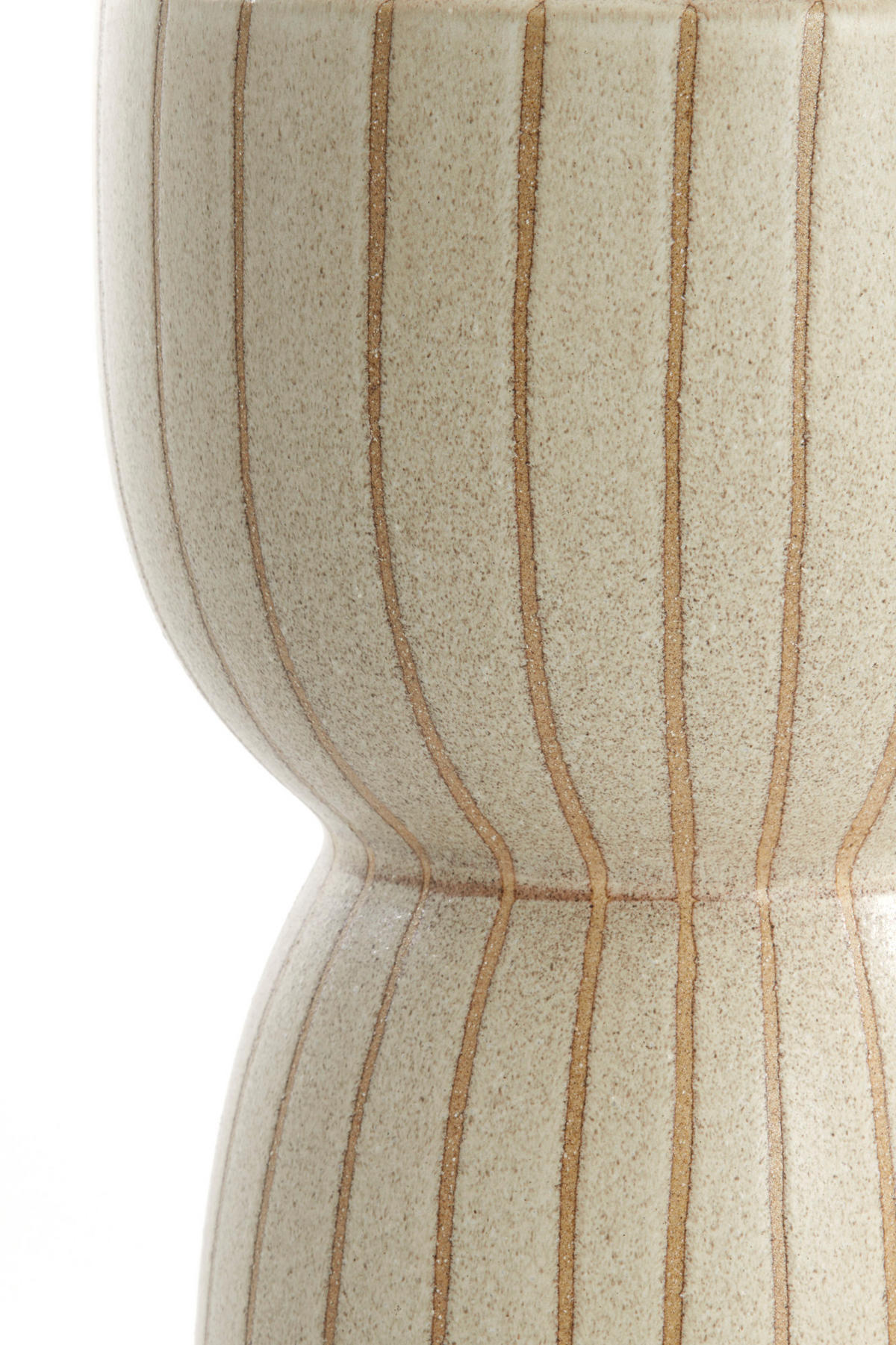 HOCKER Finca Braun Ø28,5/42 cm - Braun, Keramik (28.5/28.5/42cm) - Light & Living