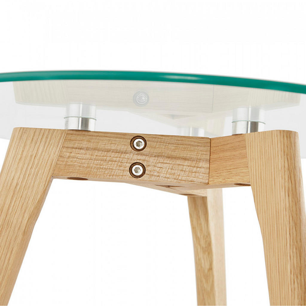 Thumbnail - AlterEgo Loungetisch, Transparent, Holz, Glas, 50x45x50 cm, Wohnzimmer, Wohnzimmertische, Beistelltische