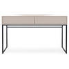 KONSOLENTISCH Giana mit 2 Schubladen, 137 cm, Beige Sand - Sandfarben/Beige, Holzwerkstoff (37/137/83cm) - Beautysofa