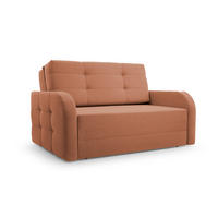 SCHLAFSOFA Porto 120 - Orange (BRAGI 42) - Orange, Holz (141/90/100cm) - Möblo