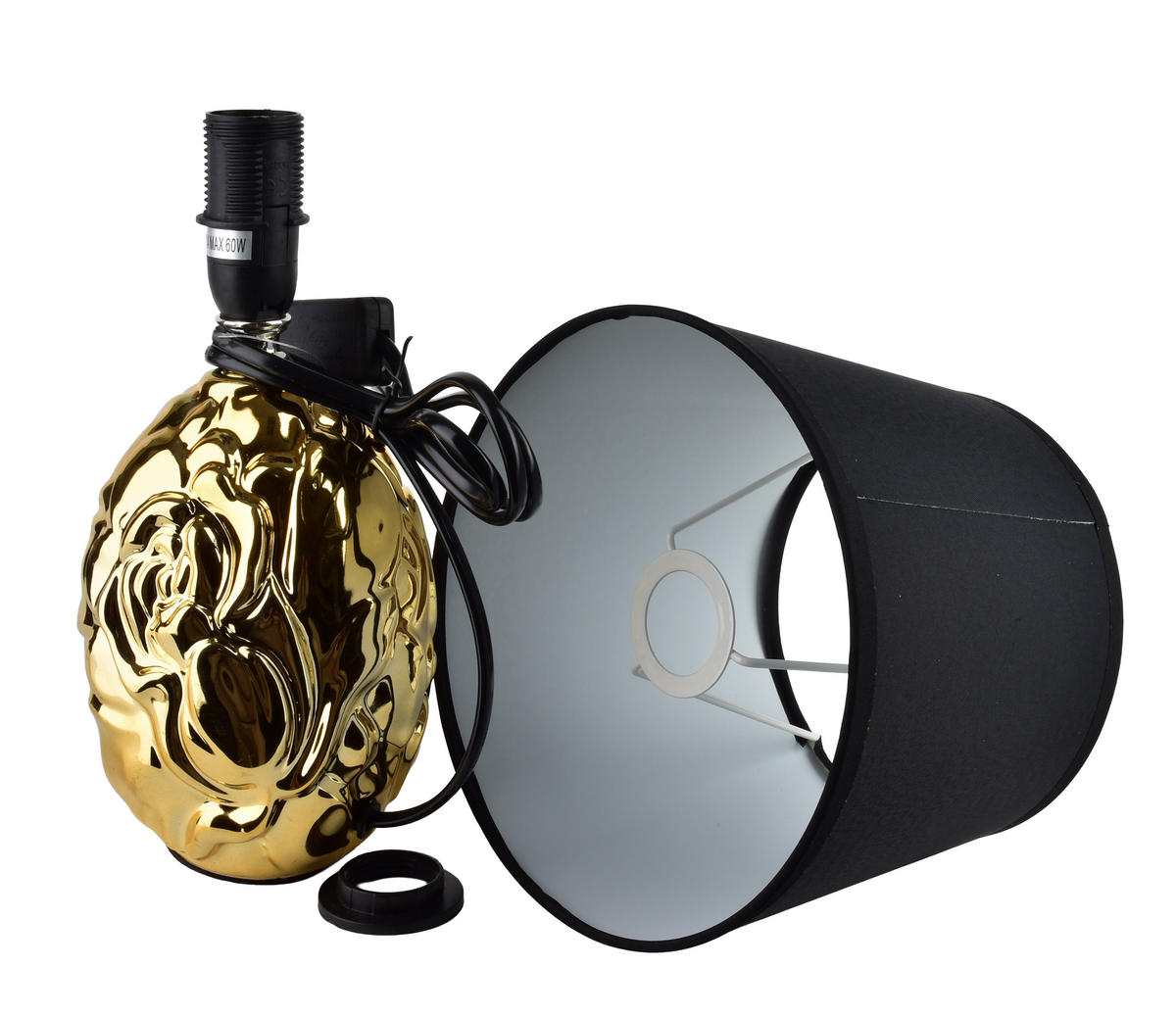 TISCHLAMPE Leti Gold 11/20/31.5 cm Keramik - Goldfarben, Keramik (11/20/31.5cm) - Mondex