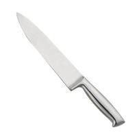 KOCHMESSER Silber 34/5/34 cm KH3435 - Silberfarben, Metall (34cm) - Kinghoff 