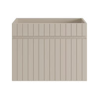 WASCHBECKENUNTERSCHRANK - 60 cm x 46 cm - Holz, Platte - Beige - SATARA - Beige, Holz (60/46/46cm) - Vente-Unique