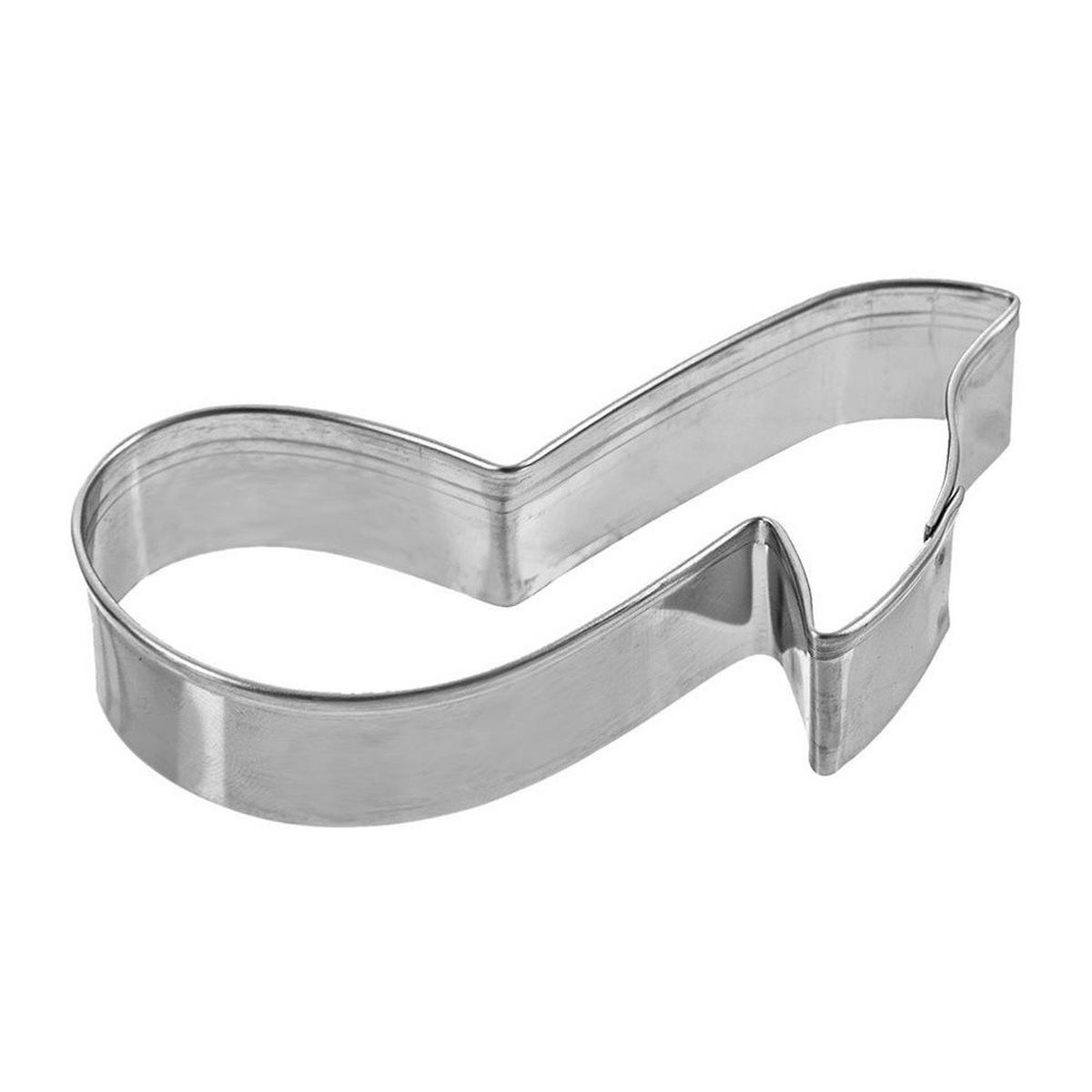 AUSSTECHFORM Musiknote 7 cm Silber - Silberfarben, Metall (3/1.5/7cm) - Orion 