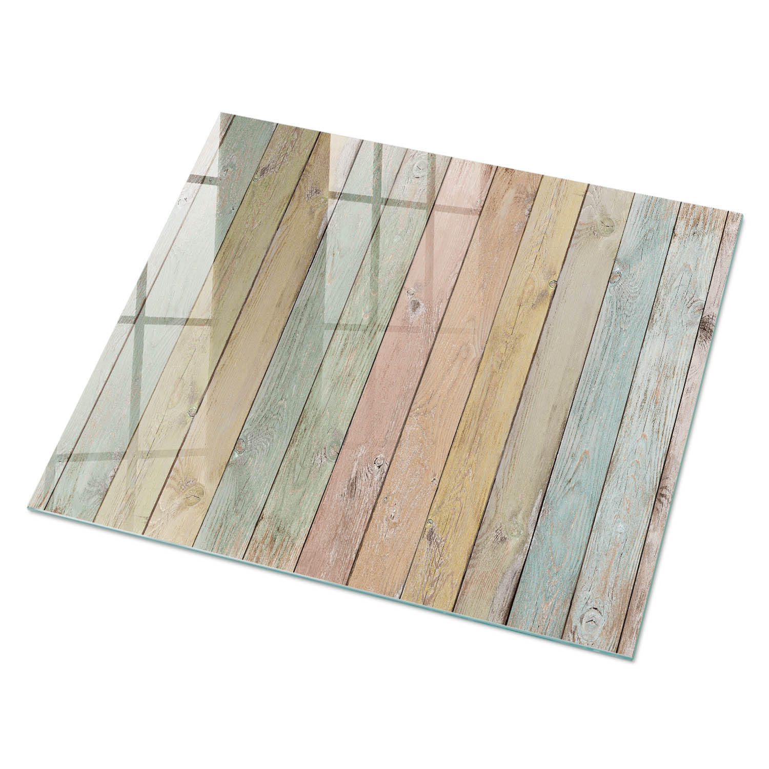 GLASPLATTE 80x60 cm – Pastelltafeln - Grau, Glas (0.4/80/60cm) - ArtPrintCave