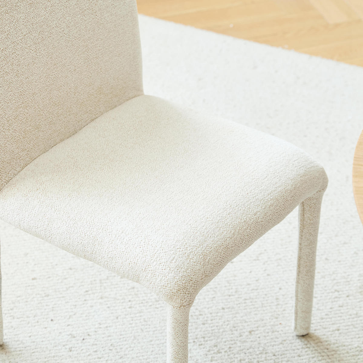 STUHL 2er-Set Stoff Beige - Beige, Textil (49/52/48cm) - Nordlys