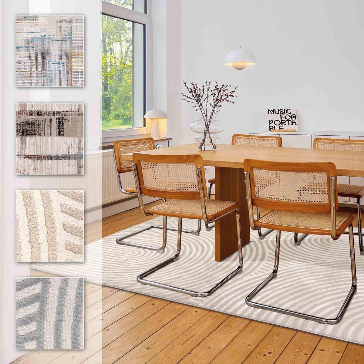 KURZFLORTEPPICH JULES - Creme, Textil (160/230cm) - Astra