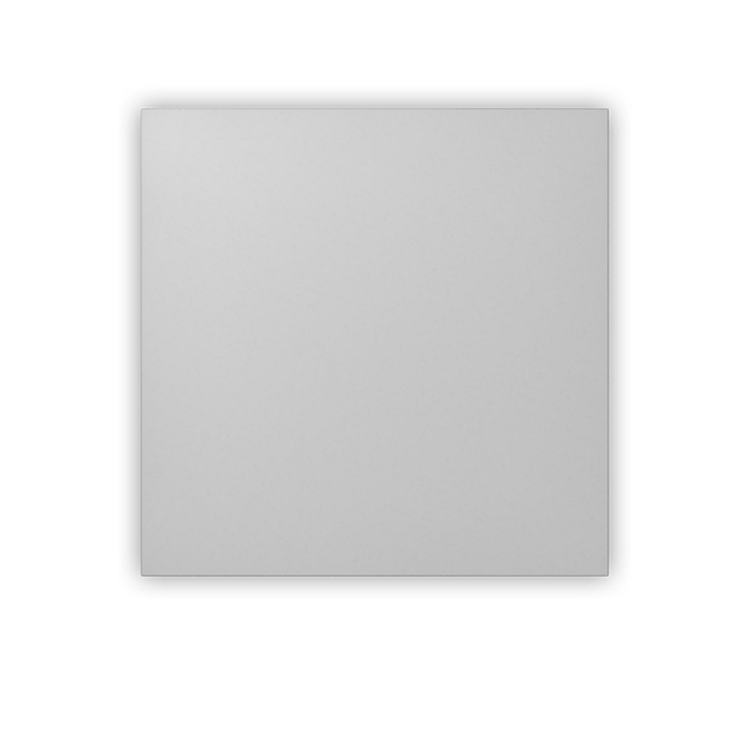 bümö Schreibtischplatte Grau 80x2.5x80 cm
