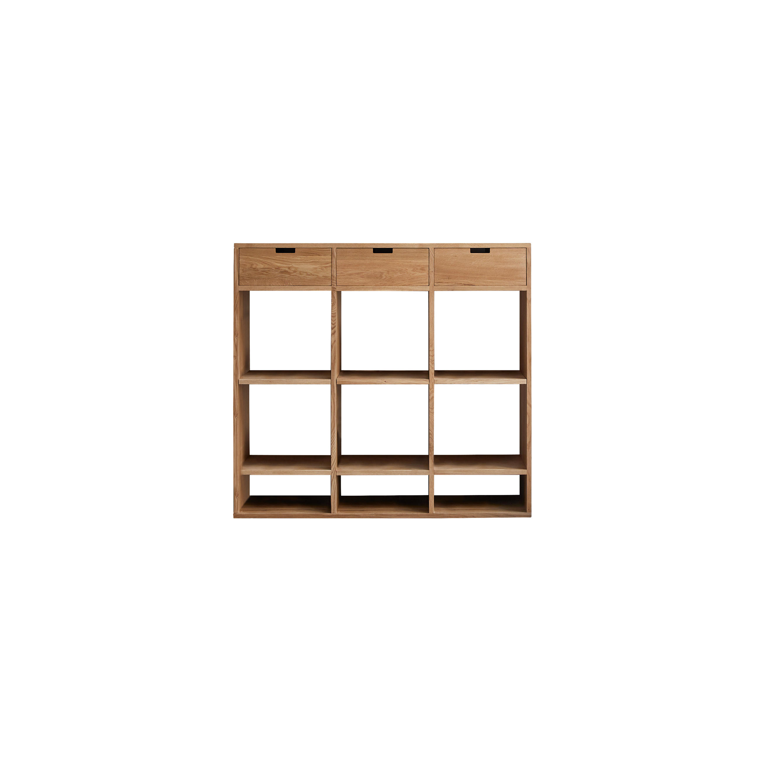 Tikamoon Bücherregal Natur 120x110x40 cm