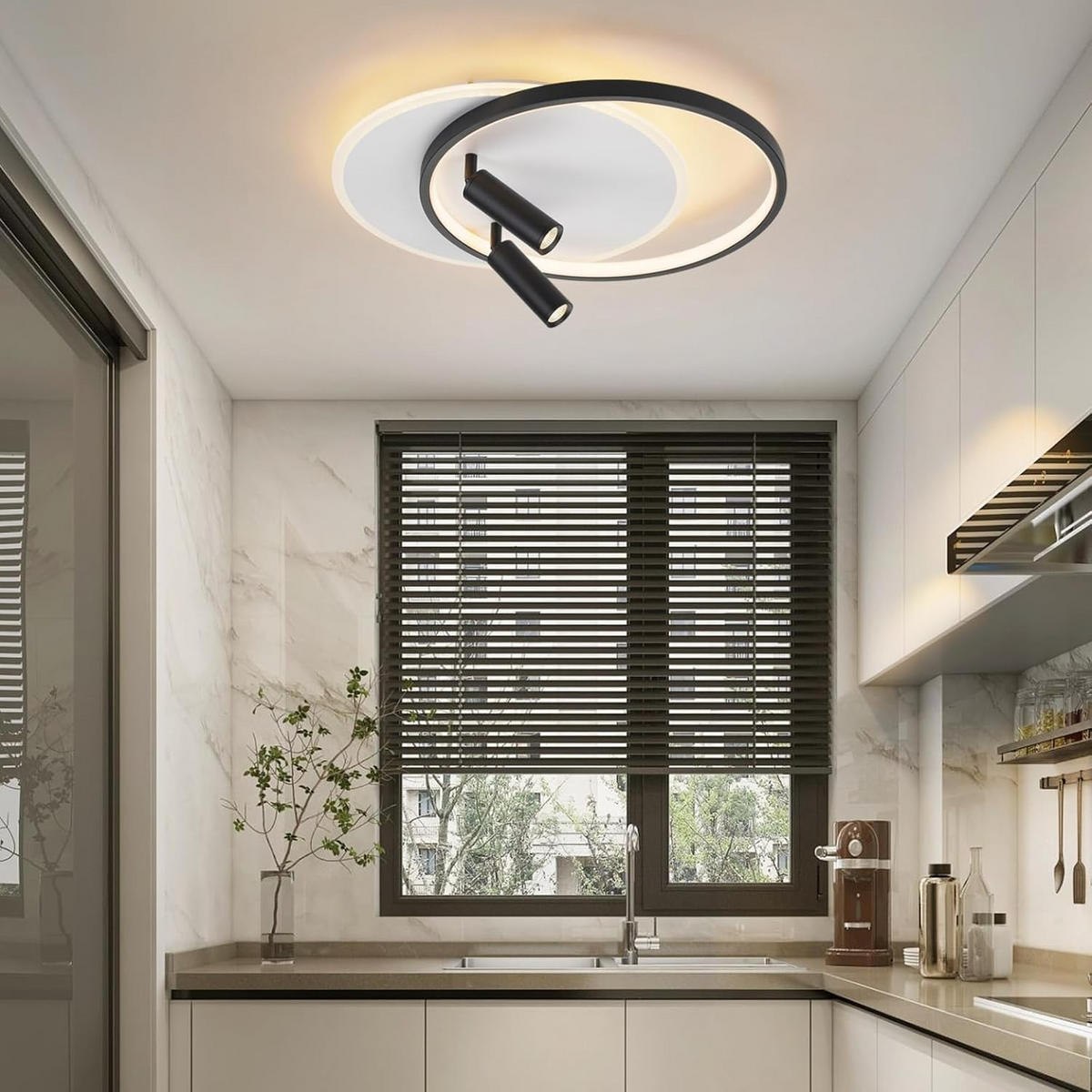 STRAHLER Uryxelk 42/13/50 cm - Weiß, Metall (50/42/13cm) - ZMH