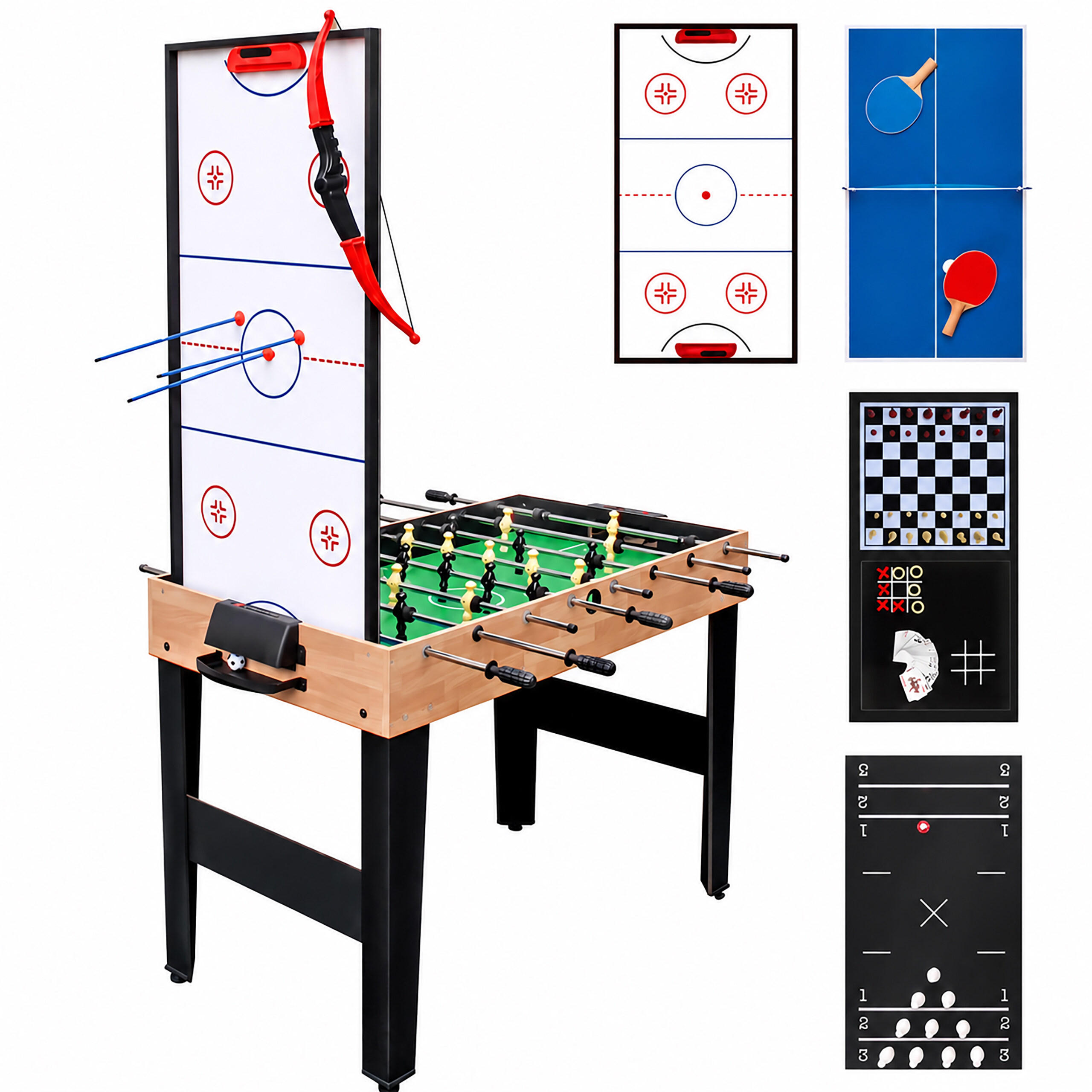 Relaxdays Spieltisch Mehrfarbig 125x61 cm