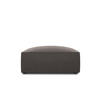 POUF Ruby aus Samt dunkelgrau - Dunkelgrau, Textil (93/40/93cm) - Micadoni