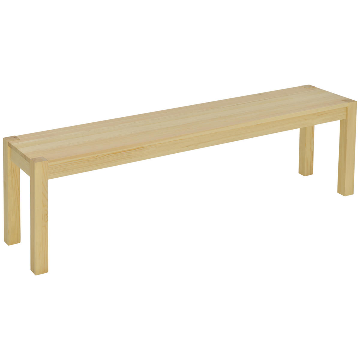 SITZBANK Naturfarben 150.0/33.0/45.0 cm - Naturfarben, Holz (33/45/150cm)