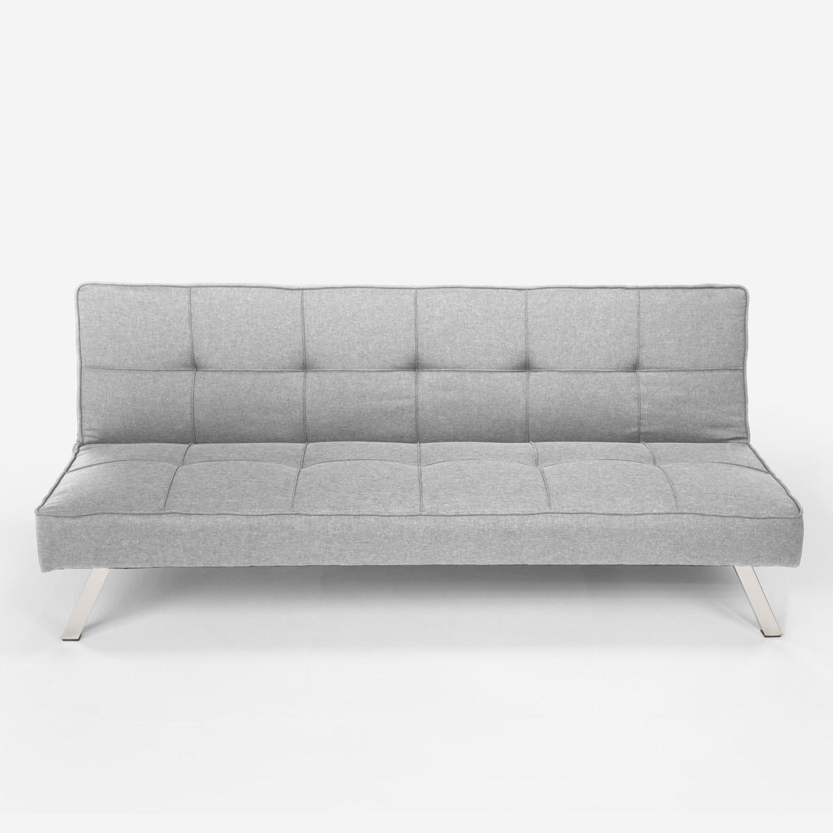 SCHLAFSOFA USB-Anschluss Astralis - Hellgrau - Grau, Textil (172/75/74cm) - Pasmara