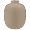 VASE Metal khaki 32 cm - Sandfarben, Metall (31cm) - Pip Studio