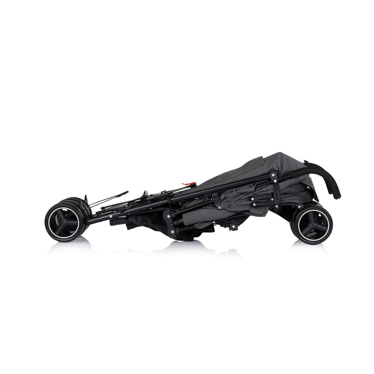 BUGGY Milano grau dunkelgrau Buggy bis 22 kg, Rückenlehne verstellbar, faltbar - Grau, Metall (60/49/105cm) - Chipolino
