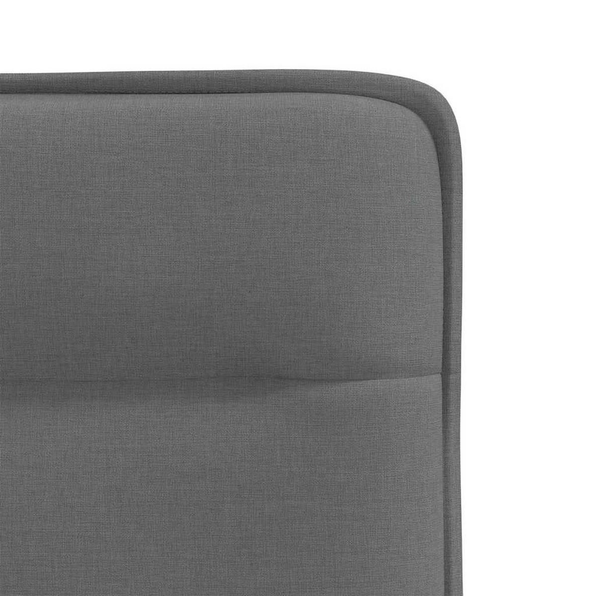 ESSZIMMERSTÜHLE 2 Stk. Dunkelgrau Stoff 45*54*86cm - Dunkelgrau, Metall (45/86/54cm) - ZMH