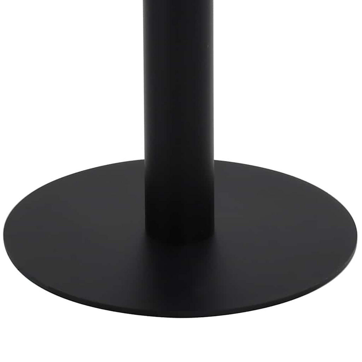 BISTROTISCH Industrial-Stil 50/50/75 cm aus Mdf, Stahl Hellbraun Quadratisch - Hellbraun, Holzwerkstoff (50/50/75cm) - vidaXL